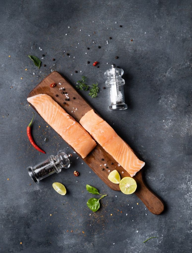 Fresh salmon