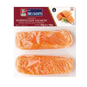 Norwegian Salmon Fillet - 2 Skinless Portions (300g)