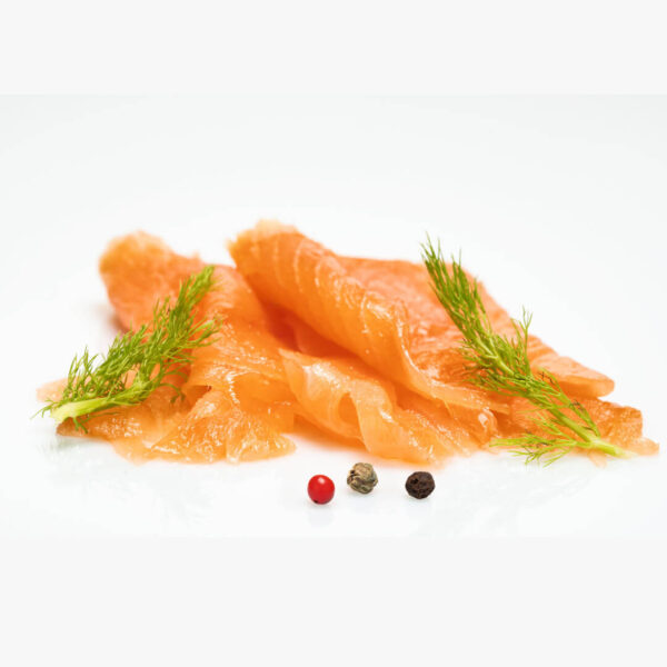 Chilled Cold Smoked Atlantic Salmon Slices - 100g