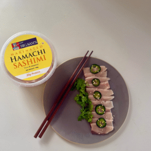 Marinated Hamachi Sashimi (Yuzu & Jalapeno) - 100g (10- 12 pieces)