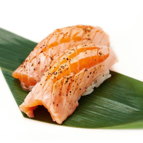 Scorched Salmon Nigiri (2 pieces)