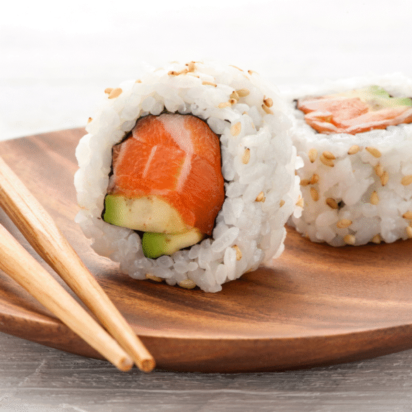 Salmon Avocado Roll (Uramaki)